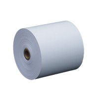 80mmx80mm cardboard core cash register adhesive thermal paper roll factory